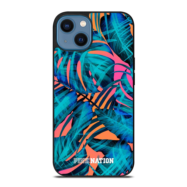 VICTORIA'S SECRET FLORAL PINK 2 iPhone 14 Case