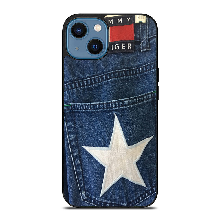 VINTAGE 90s TOMMY HILFIGER DENIM iPhone 14 Case