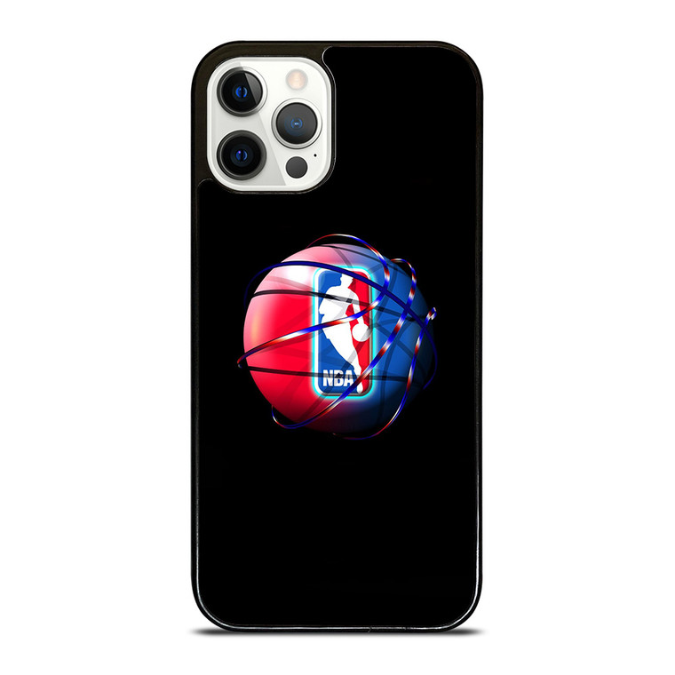 NBA LOGO COLORFUL BALL iPhone 12 Pro Case