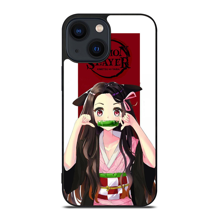 ANIME DEMON SLAYER KIMETSU NO YAIBA CUTE NEZUKO iPhone 14 Plus Case ANIME DEMON SLAYER KIMETSU NO YAIBA CUTE NEZUKO iPhone 14 Plus Case