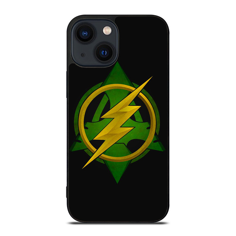 ARROW VS THE FLASH LOGO iPhone 14 Plus Case ARROW VS THE FLASH LOGO iPhone 14 Plus Case