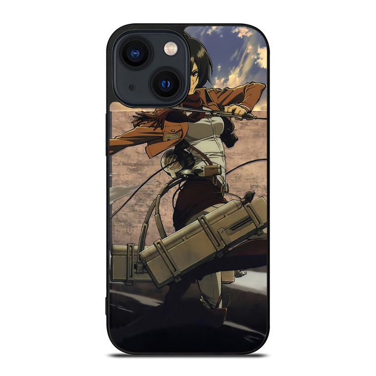 ATTACK ON TITAN MIKASA ACKERMAN iPhone 14 Plus Case