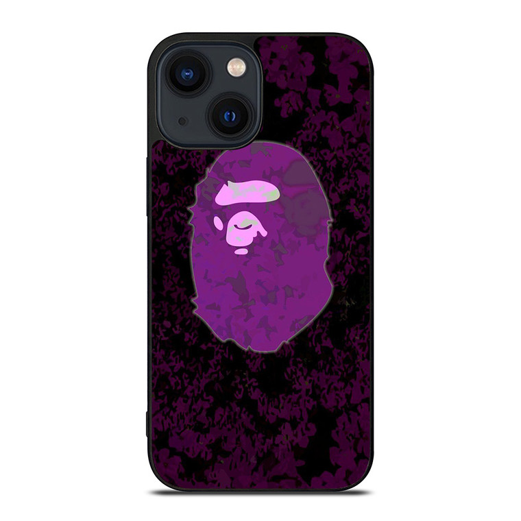 BAPE LOGO VIOLET iPhone 14 Plus Case