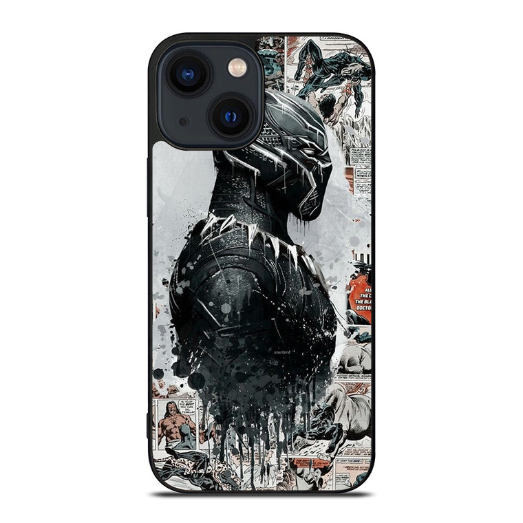 BLACKPANTHER COLLAGE COMIC iPhone 14 Plus Case BLACKPANTHER COLLAGE COMIC iPhone 14 Plus Case