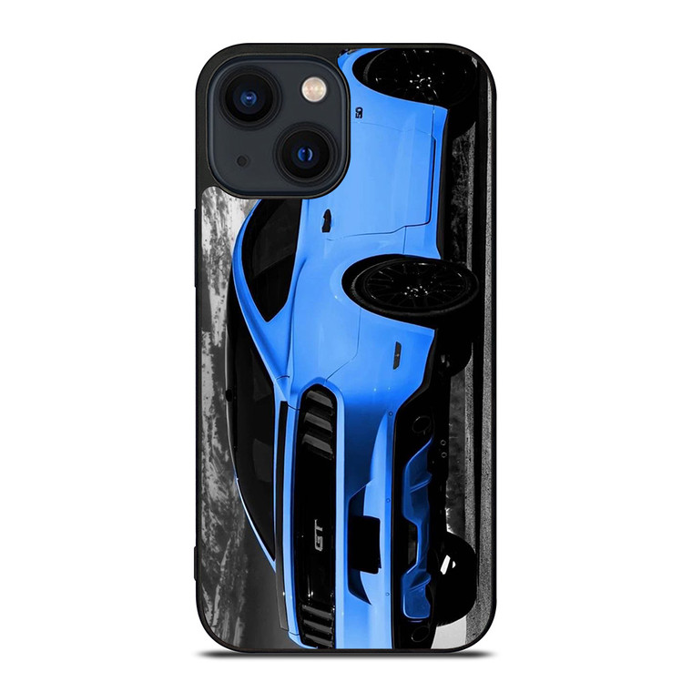 BLUE MUSTANG GT iPhone 14 Plus Case