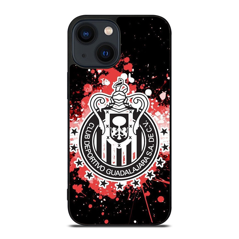 CHIVAS GUADALAJARA FC LOGO ART iPhone 14 Plus Case