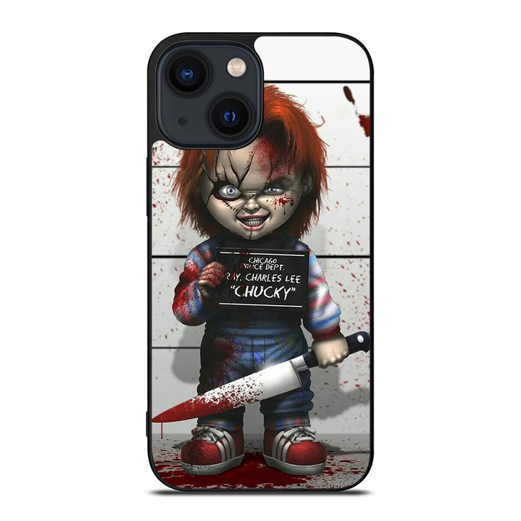 CHUCKY DOLL WITH KNIFE iPhone 14 Plus Case CHUCKY DOLL WITH KNIFE iPhone 14 Plus Case