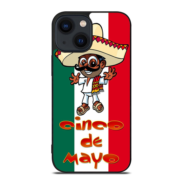 CINCO DE MAYO CARTOON iPhone 14 Plus Case CINCO DE MAYO CARTOON iPhone 14 Plus Case