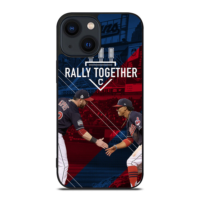 CLEVELAND INDIANS RALLY TOGETHER iPhone 14 Plus Case CLEVELAND INDIANS RALLY TOGETHER iPhone 14 Plus Case