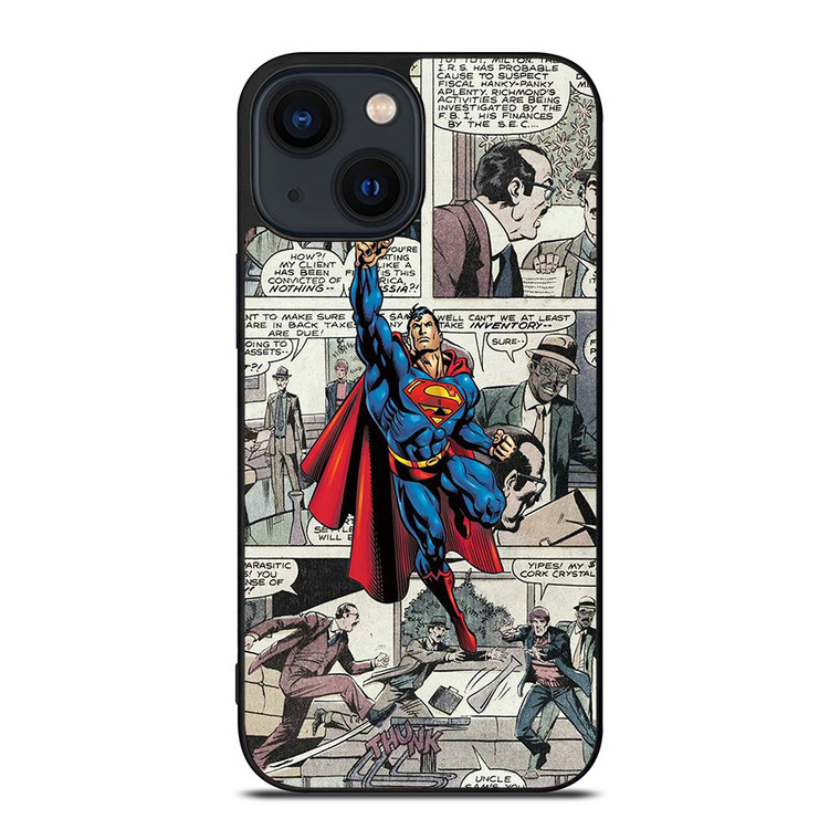 DC SUPERMAN COMIC CLASSIC iPhone 14 Plus Case DC SUPERMAN COMIC CLASSIC iPhone 14 Plus Case