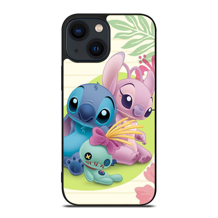 DISNEY STITCH AND GIRLFRIEND iPhone 14 Plus Case
