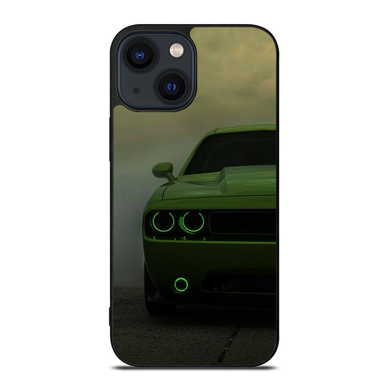 DODGE CHARGER GREEN iPhone 14 Plus Case DODGE CHARGER GREEN iPhone 14 Plus Case