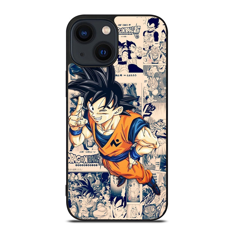 DRAGON BALL COMIC SON GOKU iPhone 14 Plus Case DRAGON BALL COMIC SON GOKU iPhone 14 Plus Case