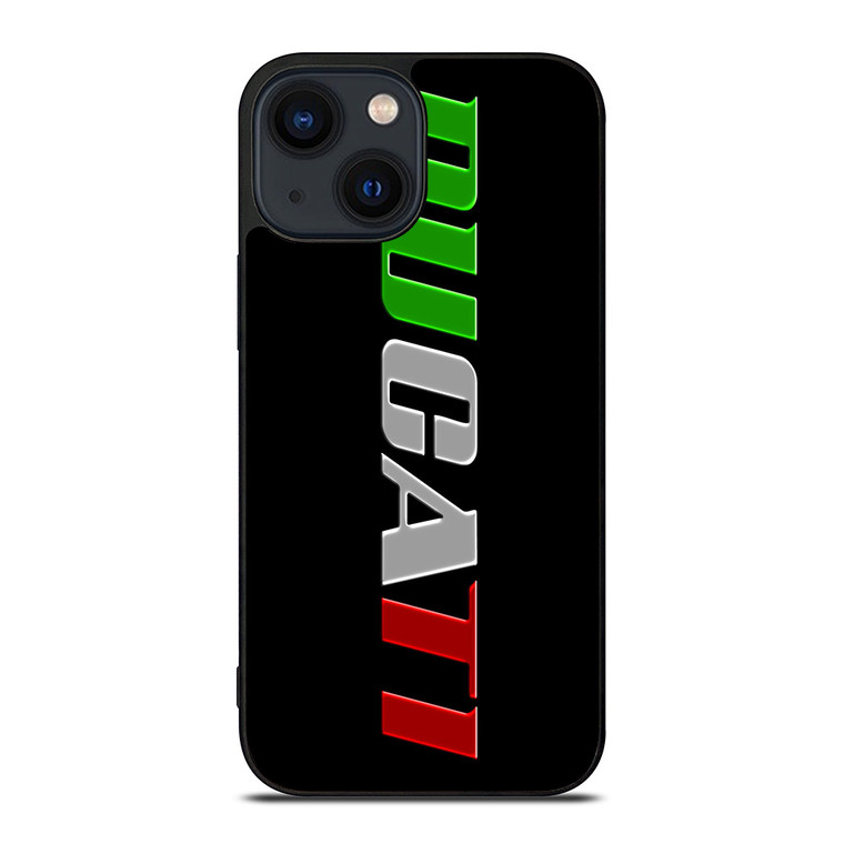 DUCATI LOGO ITALIAN FLAG iPhone 14 Plus Case DUCATI LOGO ITALIAN FLAG iPhone 14 Plus Case