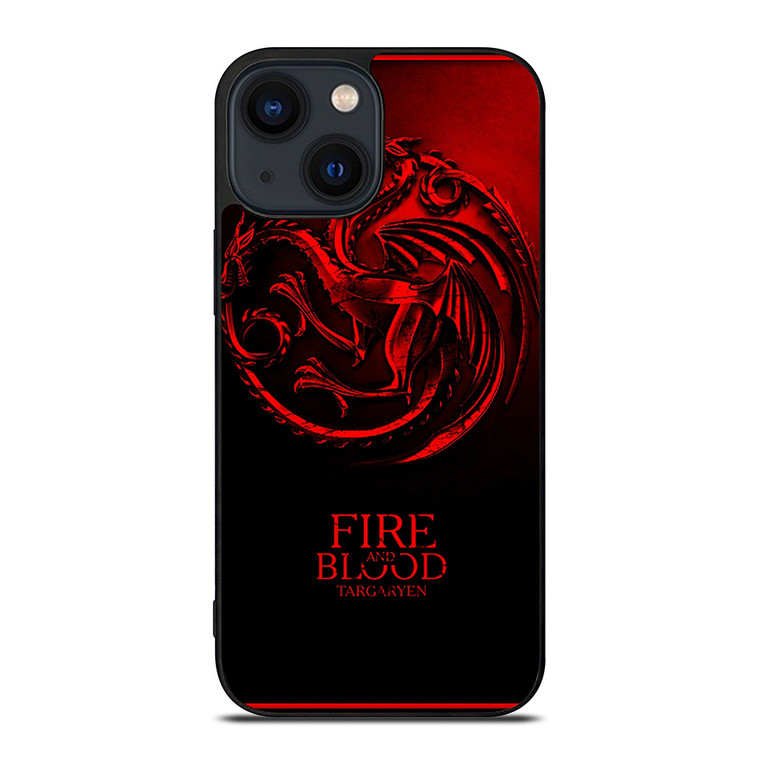 FIRE ANG BLOOD TARGARYEN iPhone 14 Plus Case FIRE ANG BLOOD TARGARYEN iPhone 14 Plus Case