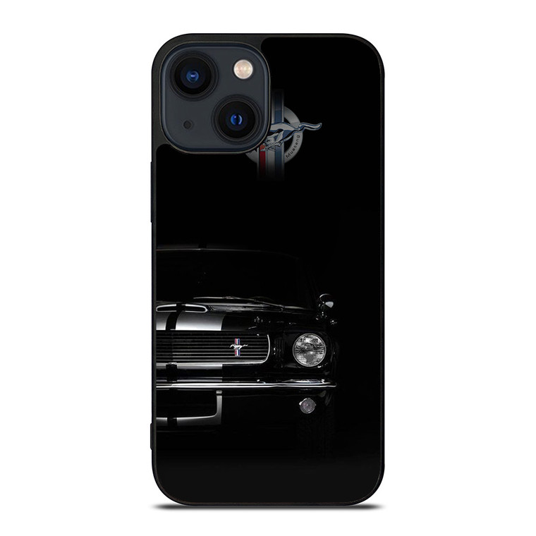 FORD MUSTANG BLACK iPhone 14 Plus Case