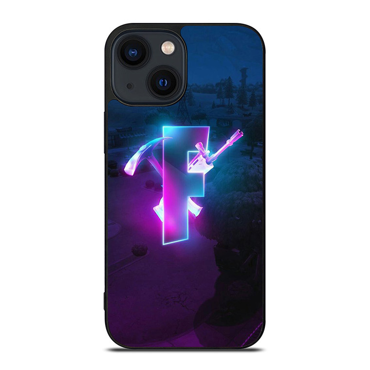 FORNITE GLOWING LOGO iPhone 14 Plus Case FORNITE GLOWING LOGO iPhone 14 Plus Case