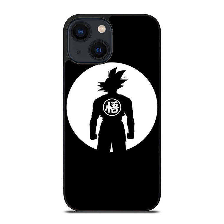 GOKU DRAGON BALL BLACK WHITE iPhone 14 Plus Case GOKU DRAGON BALL BLACK WHITE iPhone 14 Plus Case