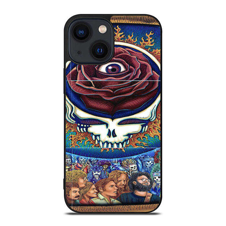 GRATEFUL DEAD SKULL ROSE iPhone 14 Plus Case