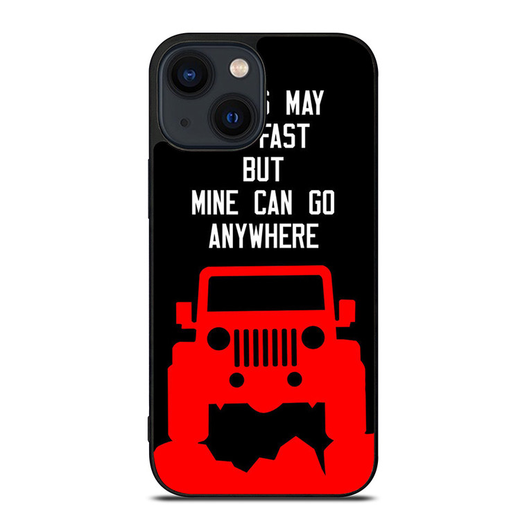 JEEP ADVENTURE QUOTE iPhone 14 Plus Case JEEP ADVENTURE QUOTE iPhone 14 Plus Case