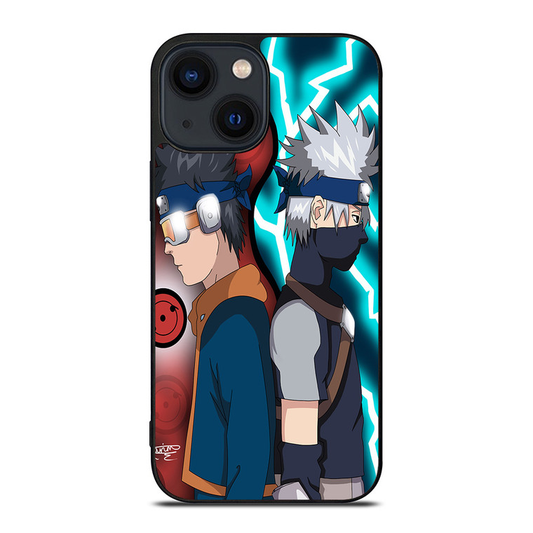 KAKASHI AND OBITO KIDS iPhone 14 Plus Case