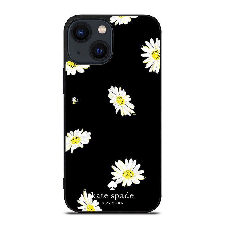 KATE SPADE FLOWER IN BLACK iPhone 14 Plus Case