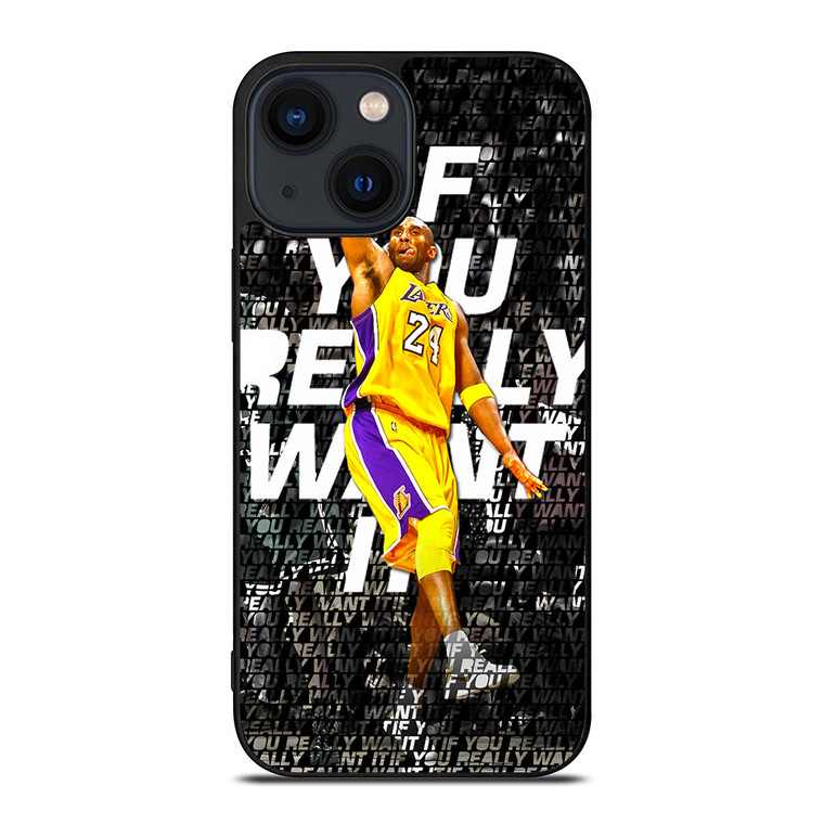LA LAKERS KOBE BRYANT iPhone 14 Plus Case