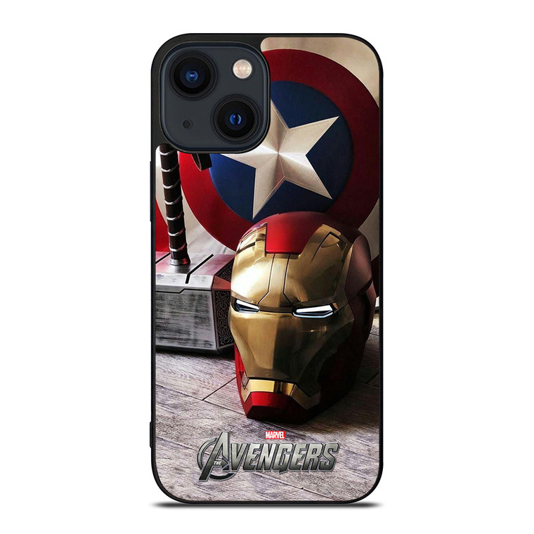 MARVEL AVENGER TEAM CAPTAIN AMERICA IRONMAN THOR iPhone 14 Plus Case