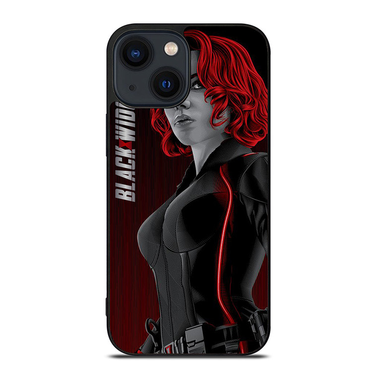 MARVEL BLACK WIDOW AVENGERS ART iPhone 14 Plus Case