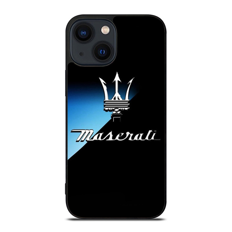 MASERATI DARK BLUE LOGO iPhone 14 Plus Case