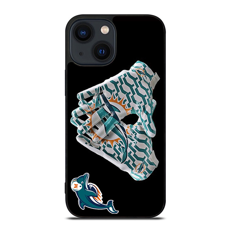MIAMI DOLPHINS FOOTBALL iPhone 14 Plus Case MIAMI DOLPHINS FOOTBALL iPhone 14 Plus Case