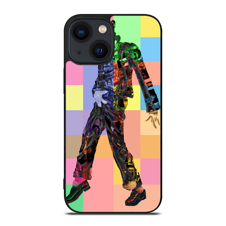 MICHAEL JACKSON MUSIC PARTY ART POP iPhone 14 Plus Case MICHAEL JACKSON MUSIC PARTY ART POP iPhone 14 Plus Case
