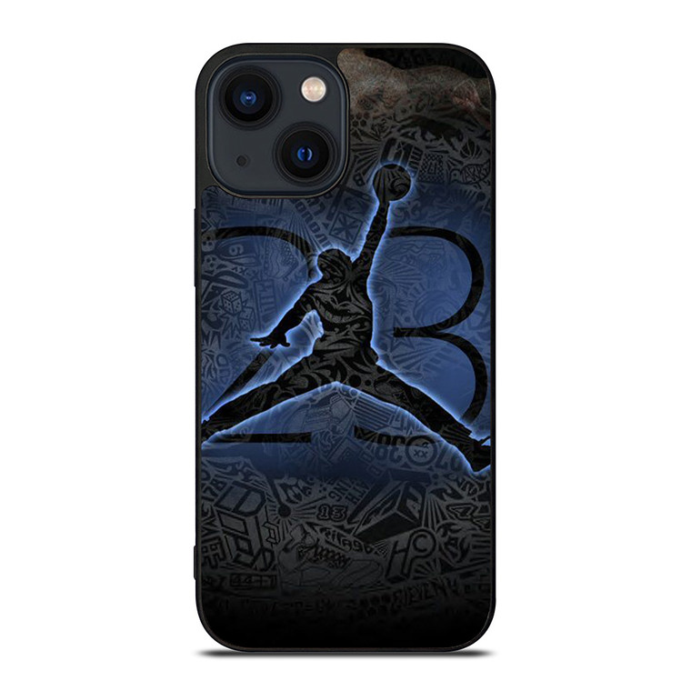 MICHAEL JORDAN AIR ART iPhone 14 Plus Case