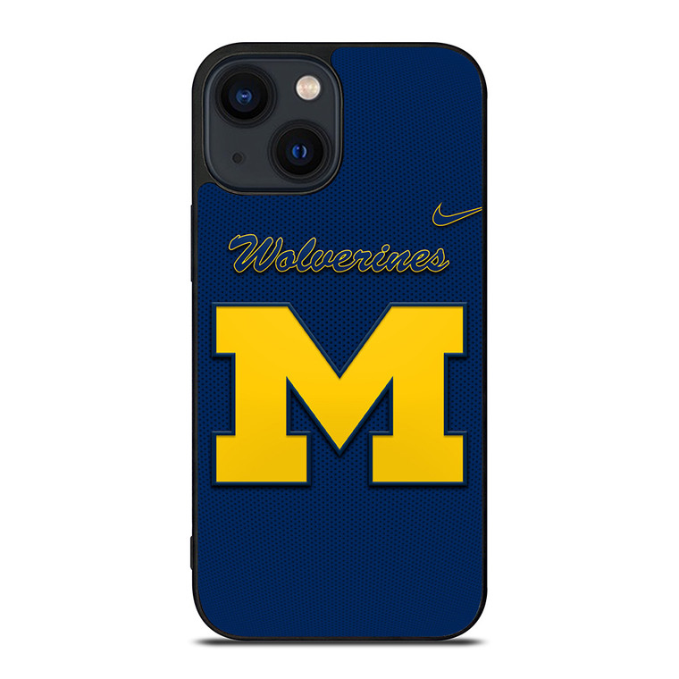 MICHIGAN WOLVERINES GO BLUE iPhone 14 Plus Case