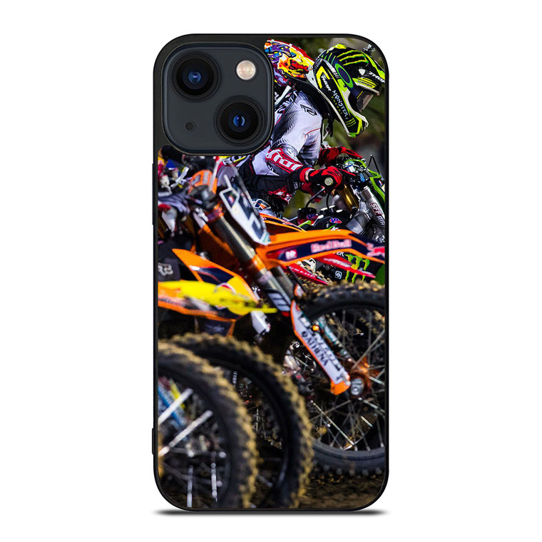 MOTOCROSS BIKES iPhone 14 Plus Case