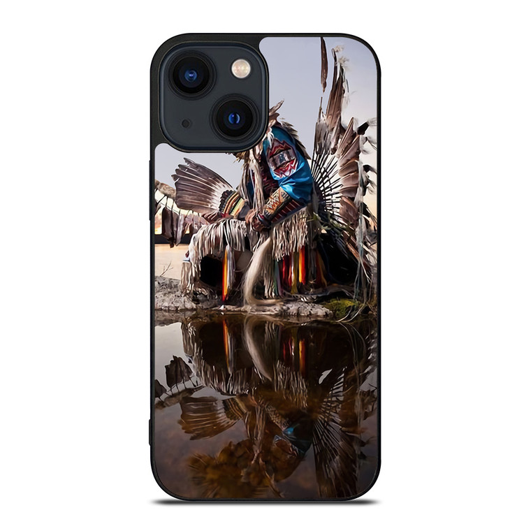 NATIVE AMERICAN INDIAN FEATHERS iPhone 14 Plus Case