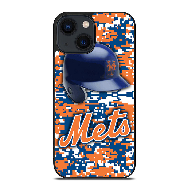 NEW YORK METS CAMO iPhone 14 Plus Case