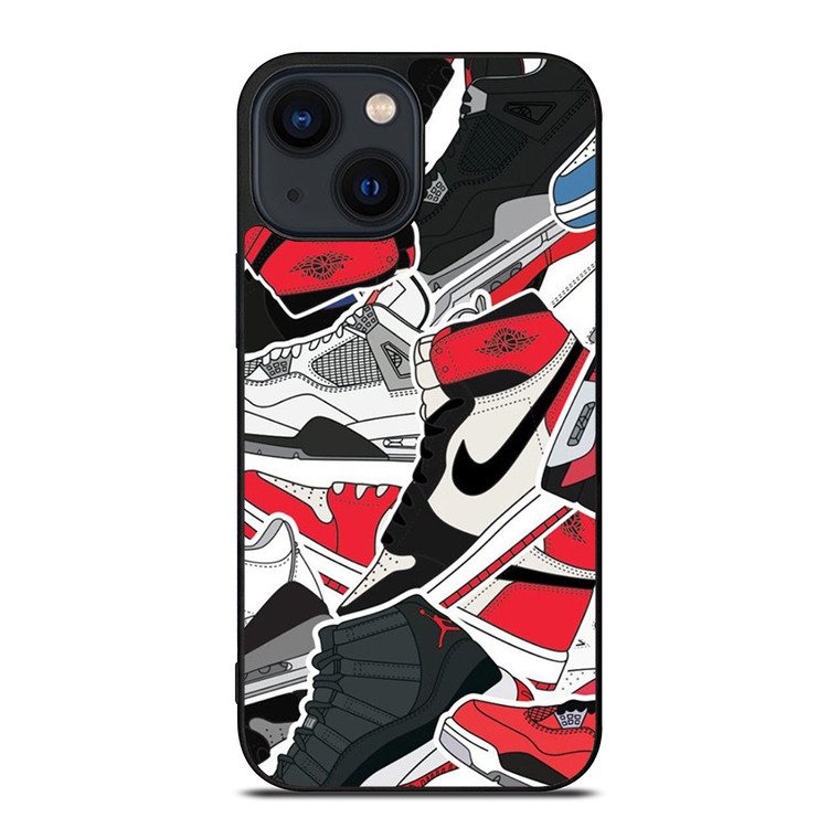 NIKE AIR JORDAN SHOES ART iPhone 14 Plus Case