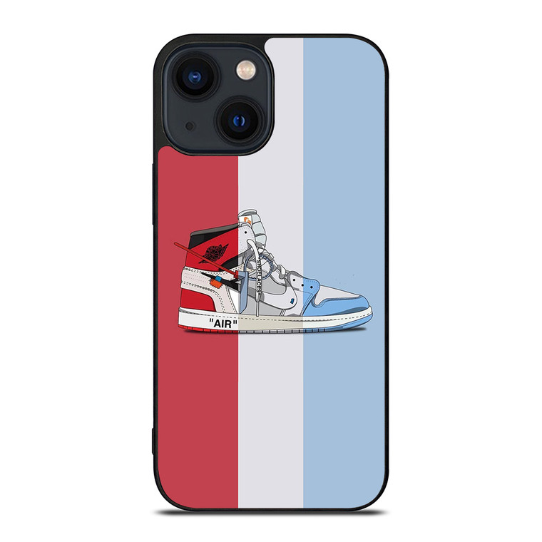 NIKE AIR JORDAN SHOES CARTOON iPhone 14 Plus Case
