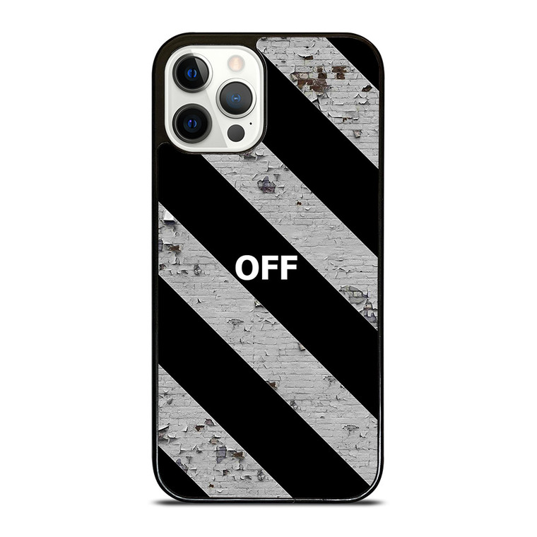 OFF WHITE LOGO STRIPE iPhone 12 Pro Case