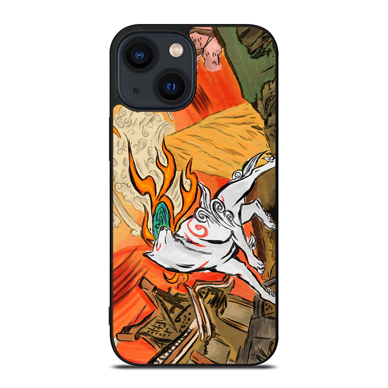 OKAMI WOLF JAPAN MITOLOGI iPhone 14 Plus Case OKAMI WOLF JAPAN MITOLOGI iPhone 14 Plus Case