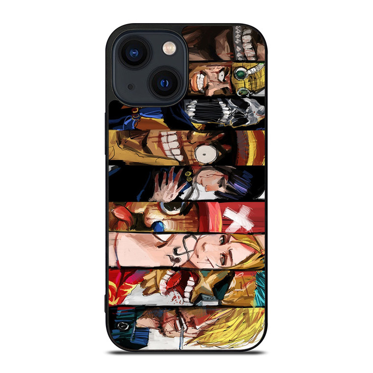 ONE PIECE CHARACTER COLLAGE iPhone 14 Plus Case