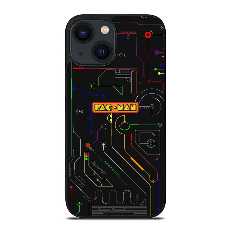PAC MAN CIRCUIT ENGINE iPhone 14 Plus Case