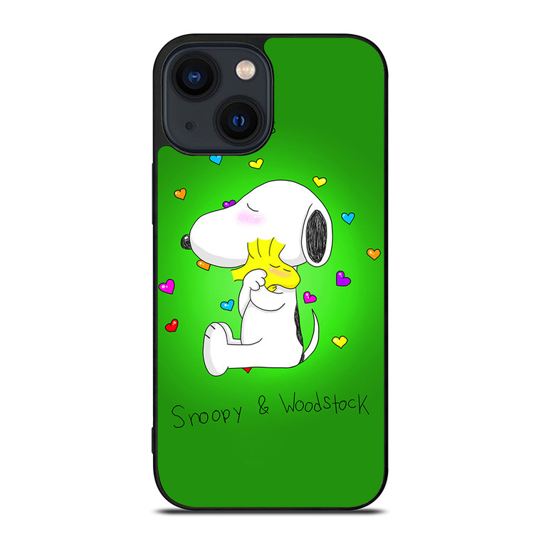 PEANUTS SNOOPY AND WOODSTOCK iPhone 14 Plus Case PEANUTS SNOOPY AND WOODSTOCK iPhone 14 Plus Case