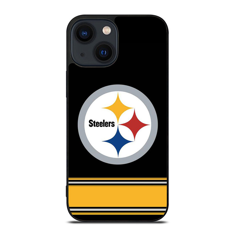 PITTSBURGH STEELERS LOGO STRIPE iPhone 14 Plus Case