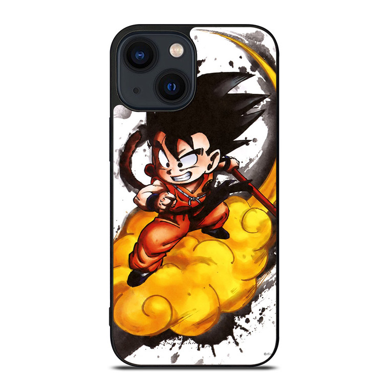 SON GOKU CHILD WITH THE CLOUD iPhone 14 Plus Case SON GOKU CHILD WITH THE CLOUD iPhone 14 Plus Case