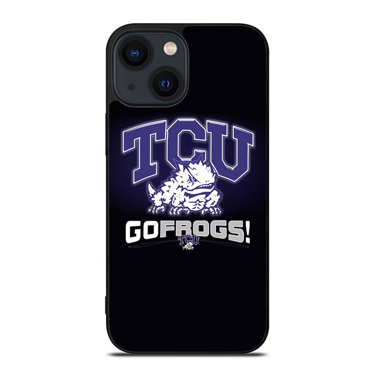 TCU HORNED FROGS COLLEGE iPhone 14 Plus Case TCU HORNED FROGS COLLEGE iPhone 14 Plus Case