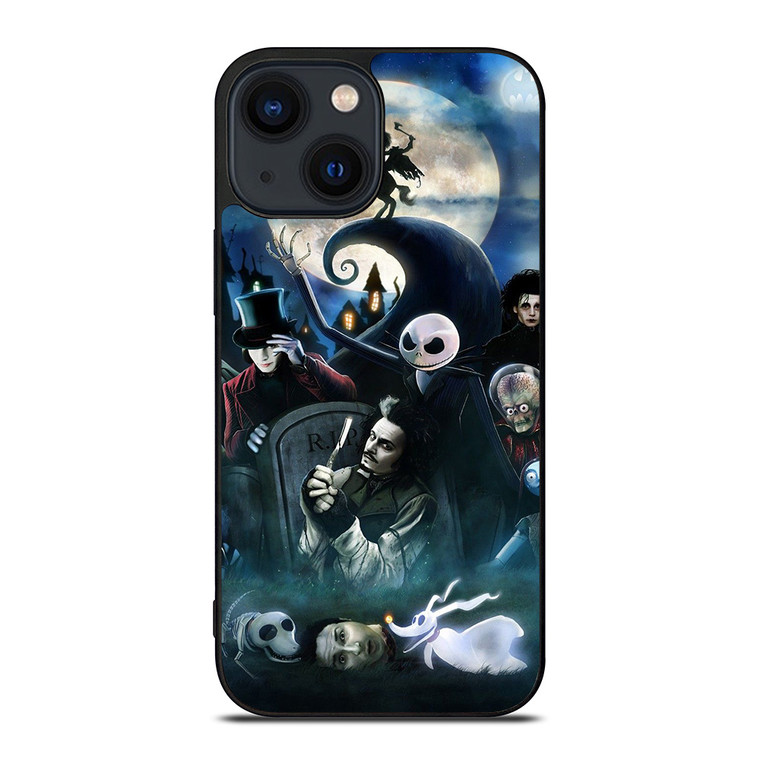 TIM BURTON MOVIES iPhone 14 Plus Case