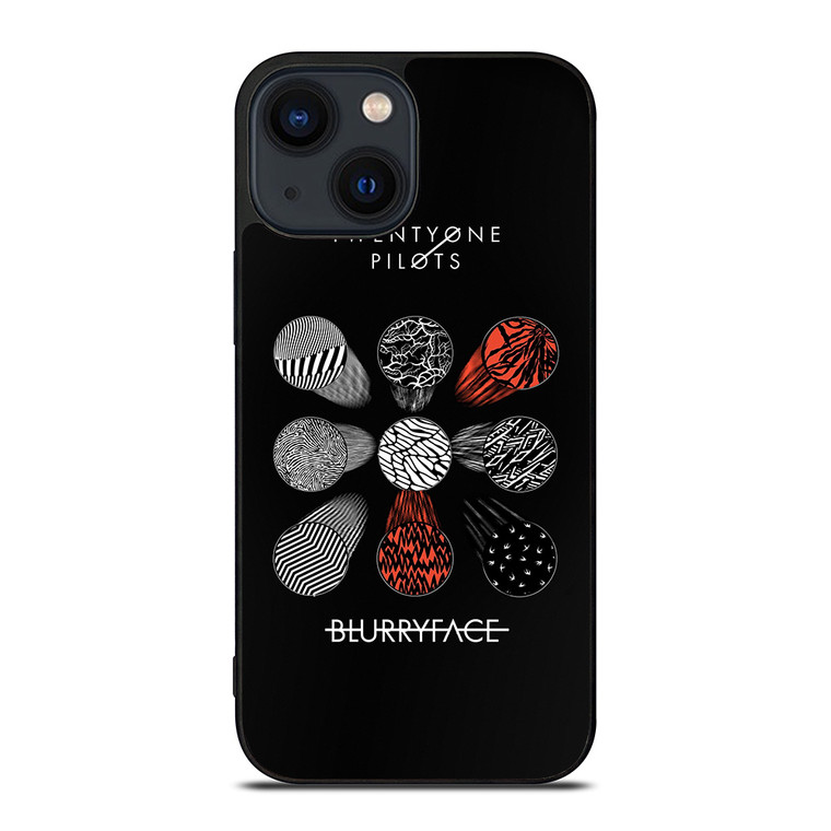 TWENTY ONE PILOTS BLURRYFACE iPhone 14 Plus Case TWENTY ONE PILOTS BLURRYFACE iPhone 14 Plus Case