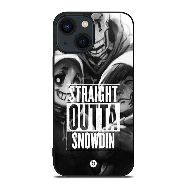 UNDERTALE STRAIGHT OUTTA SNOWDIN iPhone 14 Plus Case UNDERTALE STRAIGHT OUTTA SNOWDIN iPhone 14 Plus Case
